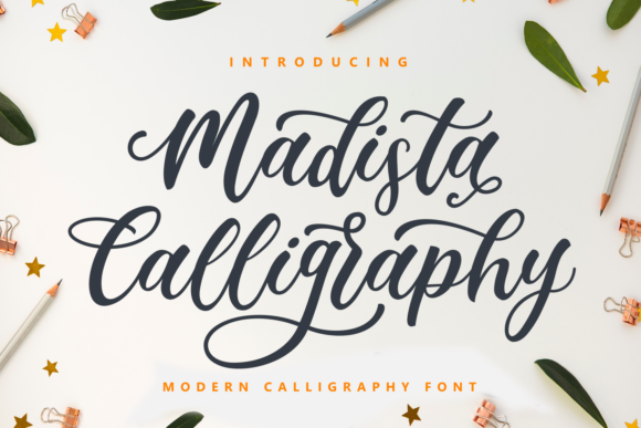 Madista Calligraphy Font Poster 1