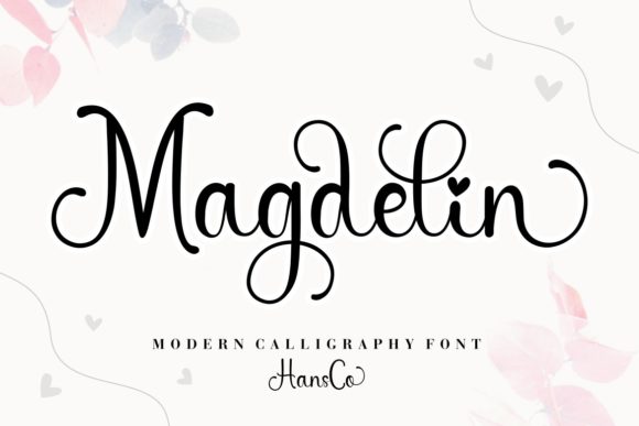 Magdelin Font Poster 1