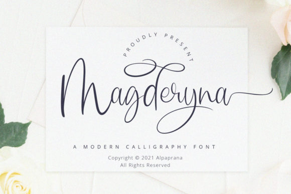 Magderyna Font Poster 1