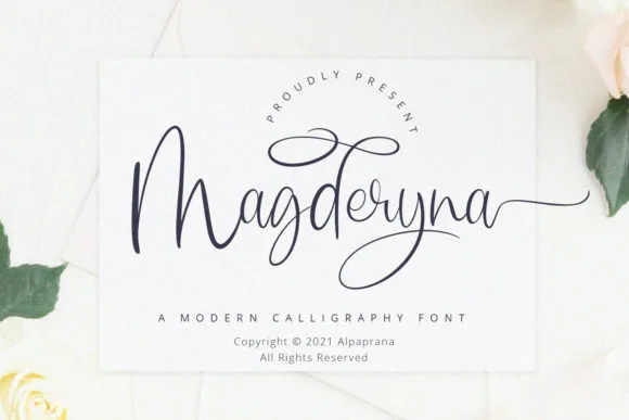 Magderyna Font Magderyna Font Poster 1
