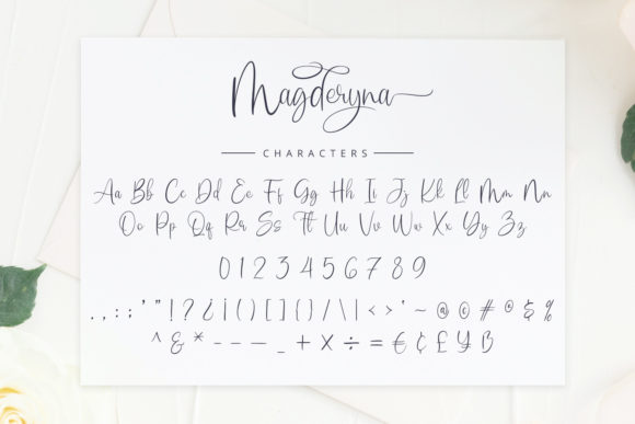 Magderyna Font Poster 8