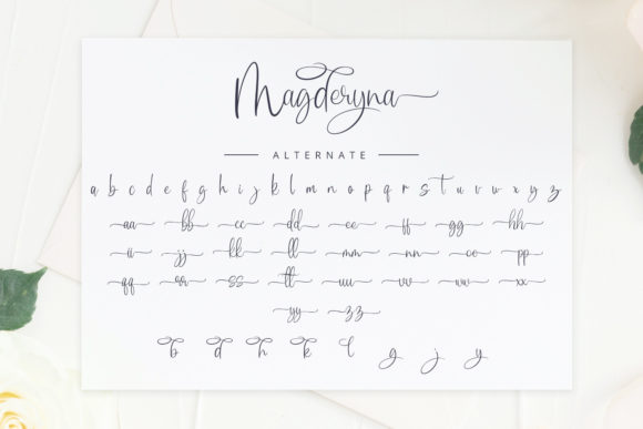 Magderyna Font Poster 10