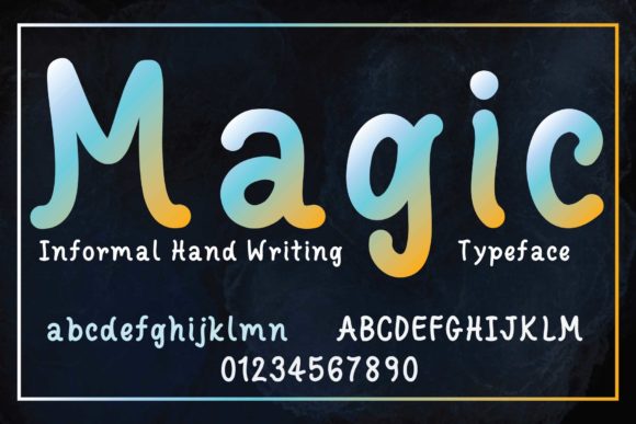 Magic Font Poster 1