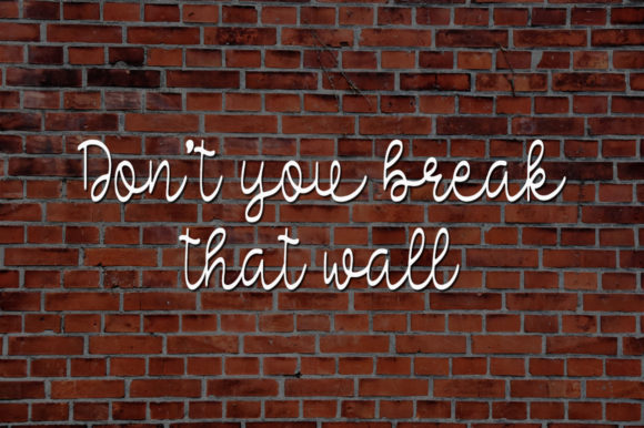 Magic Wall Font Poster 3