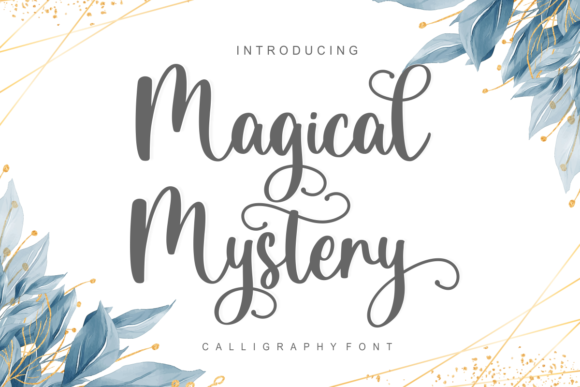 Magical Mystery Font Poster 1