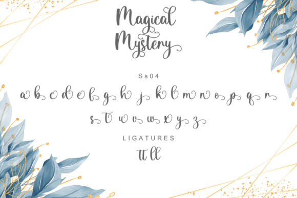 Magical Mystery Font Poster 12