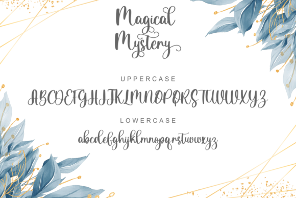 Magical Mystery Font Poster 9