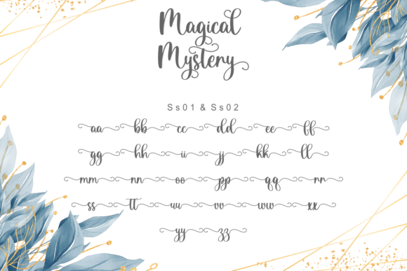 Magical Mystery Font Poster 10