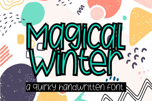 Magical Winter Font Poster 1