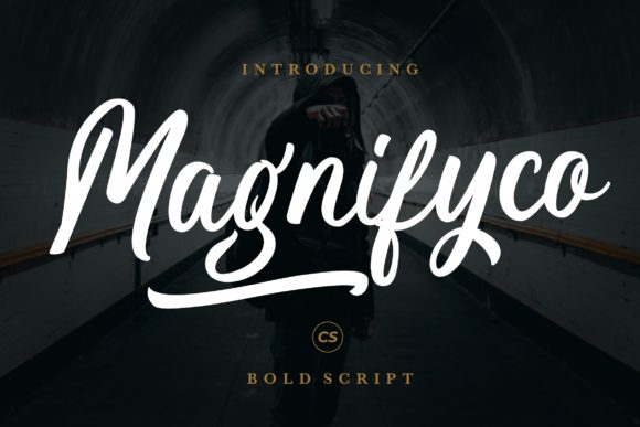 Magnifyco Font Poster 1