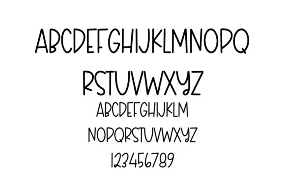 Magnolia Tree Font Poster 2