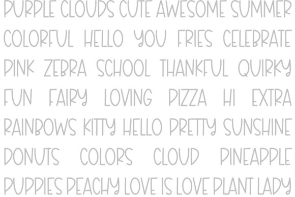 Magnolia Tree Font Poster 3