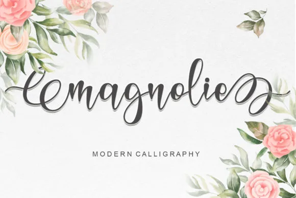 Magnolie Font Magnolie Font Poster 1