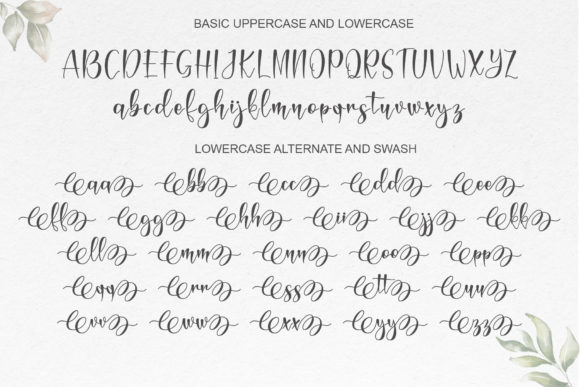 Magnolie Font Poster 8