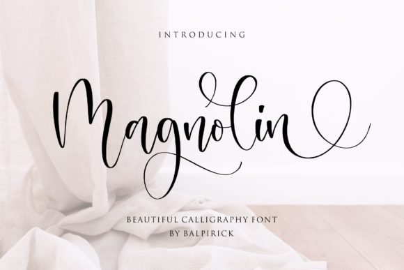 Magnolin Font Poster 1