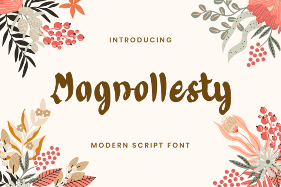 Magnollesty Font Poster 1