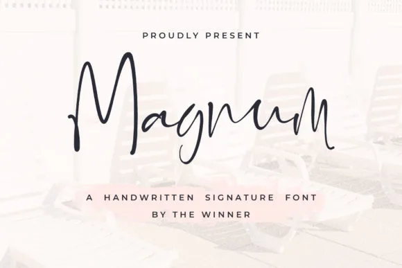 Magnum Font Magnum Font Poster 1