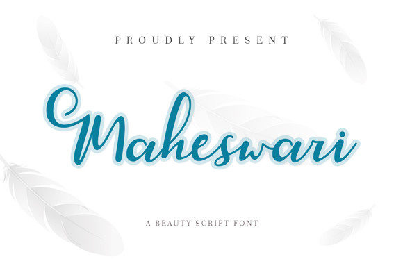 Maheswari Font Poster 1