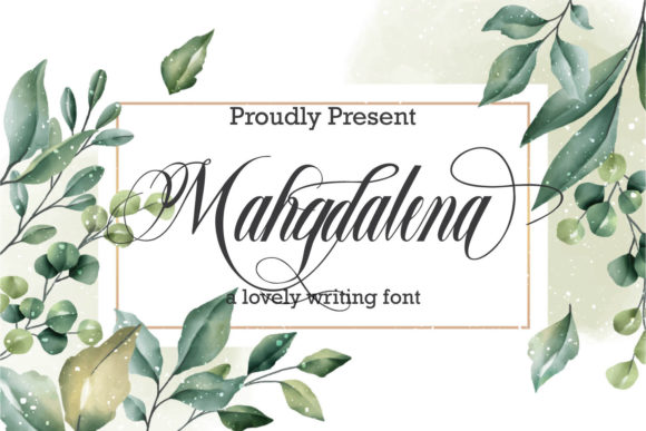 Mahgdalena Font Poster 1