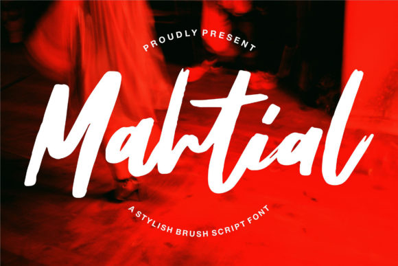 Mahtial Font Poster 1