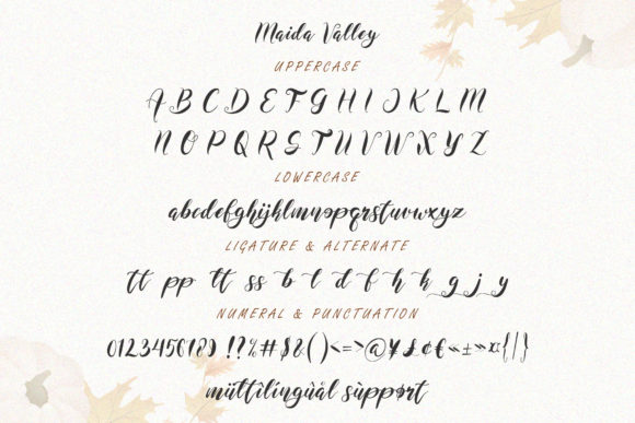 Maida Valley Font Poster 13