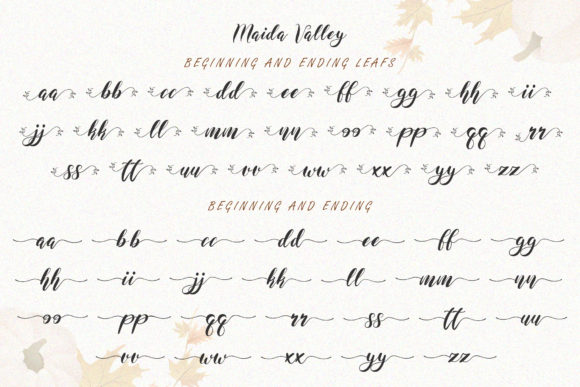 Maida Valley Font Poster 14