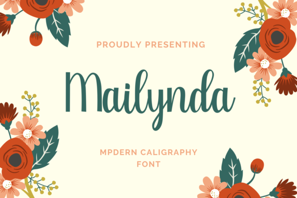 Mailynda Font Mailynda Font Poster 1