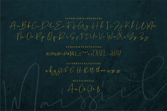 Maissiel Font Poster 6