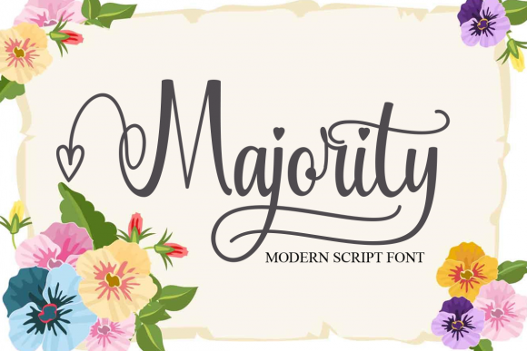 Majority Font Poster 1