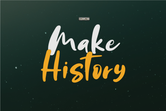 Make History Font Poster 1