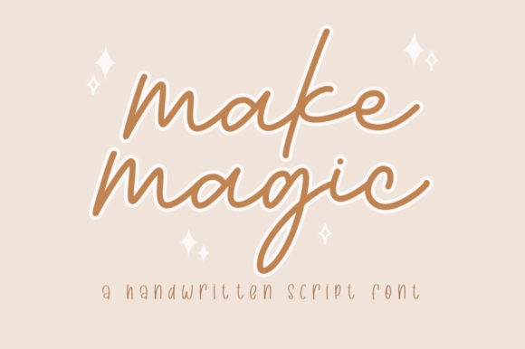 Make Magic Font Poster 1