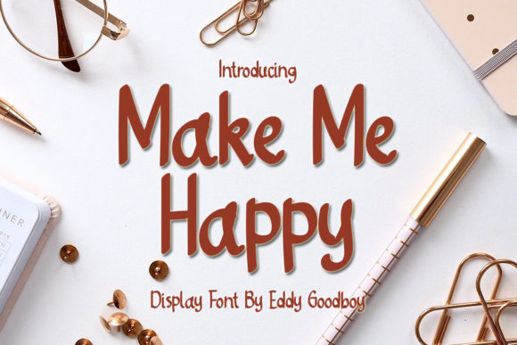 Make Me Happy Font Poster 1