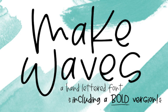 Make Waves Font