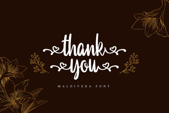 Maldivera Font Poster 6