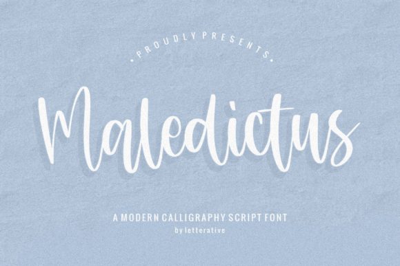 Maledictus Font Poster 1