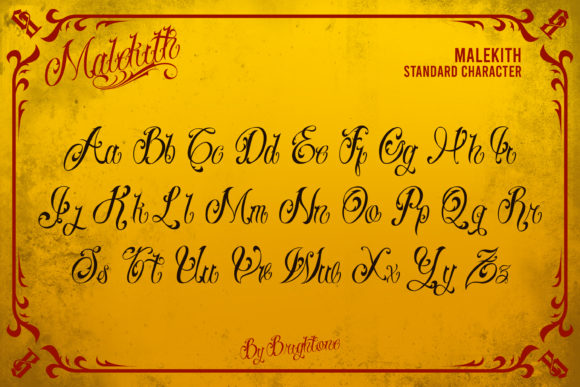 Malekith Font Poster 6