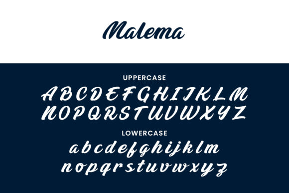 Malema Font Poster 4