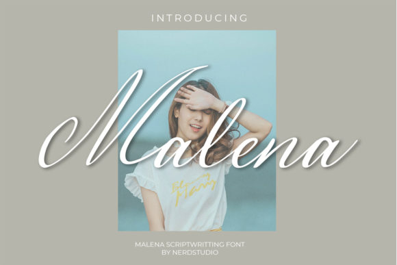 Malena Font Poster 1