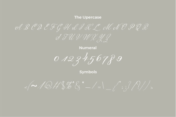 Malena Font Poster 3