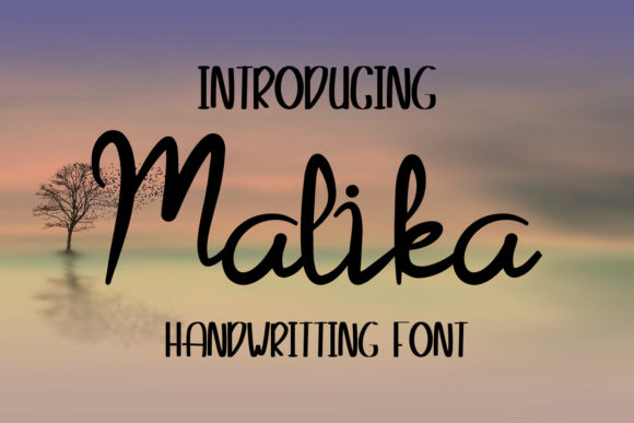 Malika Font Poster 1