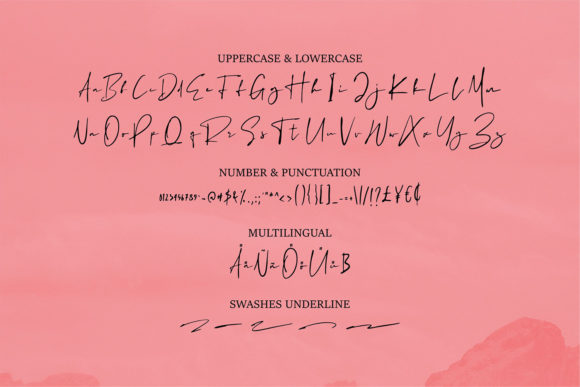 Malithel Font Poster 8