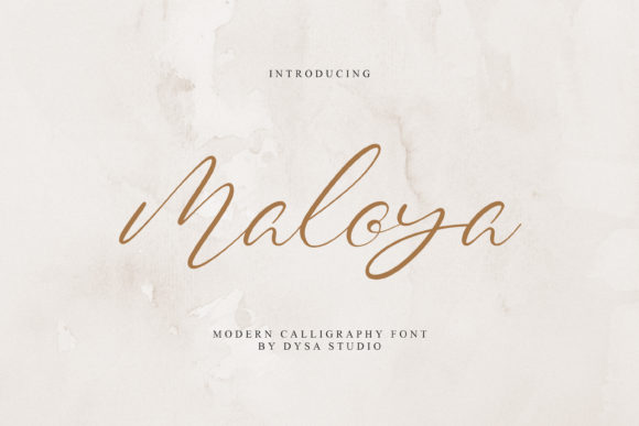 Maloya Font Poster 1