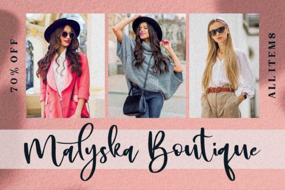 Malyska Font Poster 9