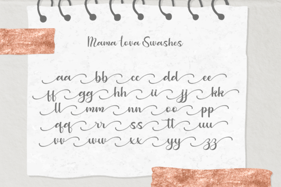 Mama Lova Font Poster 7