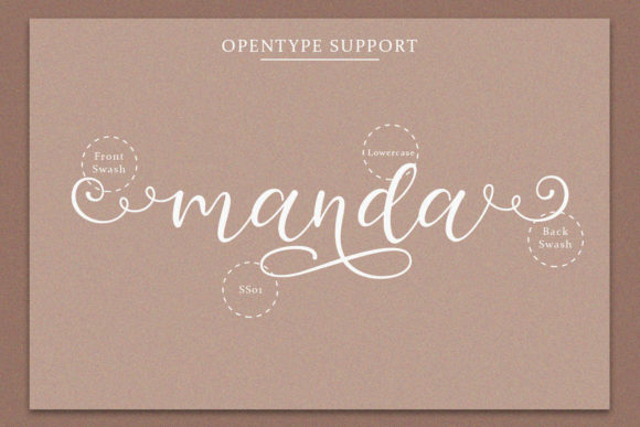 Manda Font Poster 7