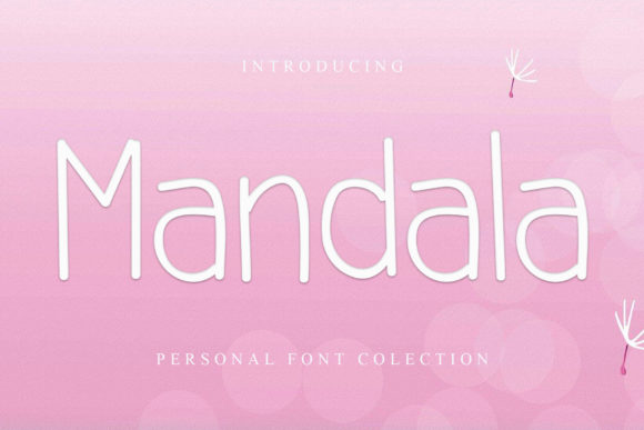 Mandala Font Poster 1