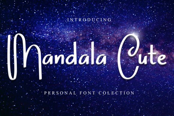 Mandala Cute Font