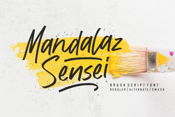 Mandalaz Sensei Font Poster 1