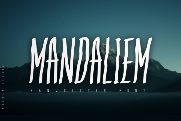 Mandaliem Font Poster 1