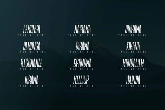 Mandaliem Font Poster 2